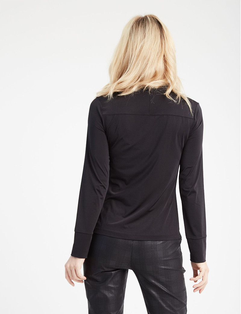 HBT BASICS - MILA NOIR CHEMISE SLIM NOIR