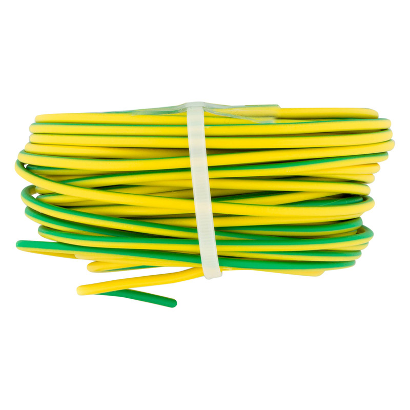 Installatiedraad VD H07V-U 20m 2,5mm² geel/groen
