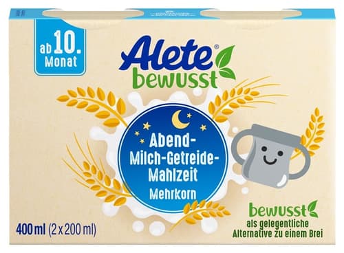 ALETE Abend-Milch-Getreide-Mahlzeit Mehrkorn zum Trinken