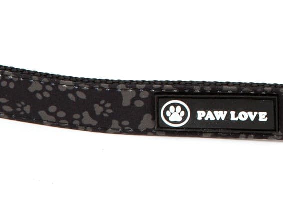 Paw Love - Halsbånd hund (Large) - Sort