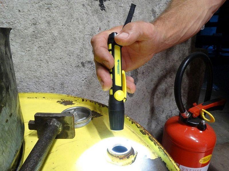 Nordride Handleuchte ATEX Penlight explosionsgeschützt 65 l Akku Handlampe, Taschenlampe, explosionsgeschützt