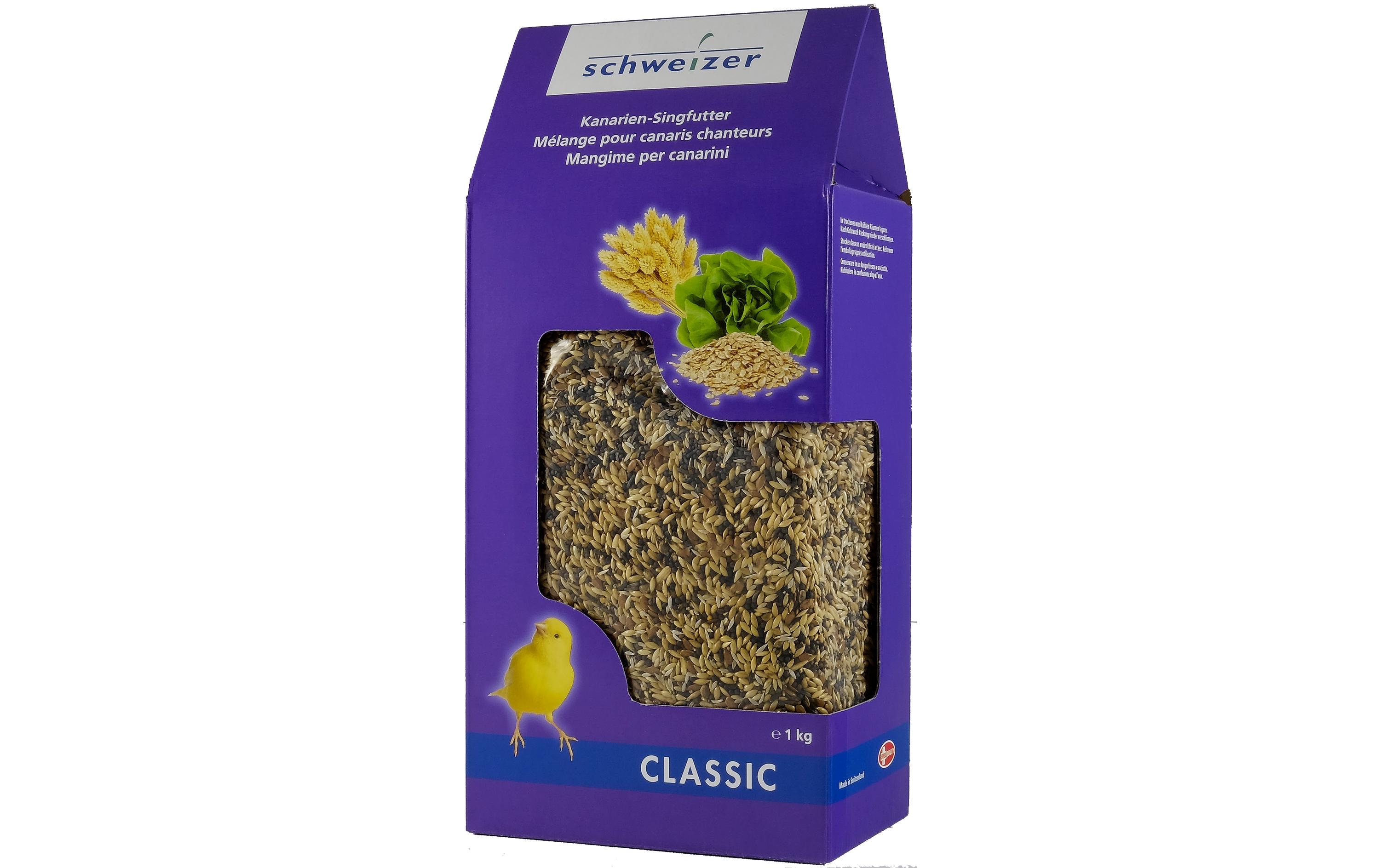 Ziervogelfutter Kanarien-Singfutter, 1 kgHauptfutter für Kanarienvögel
