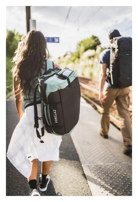Sac de Transport Forclaz 30/40L Duffel 500 Extend Vert