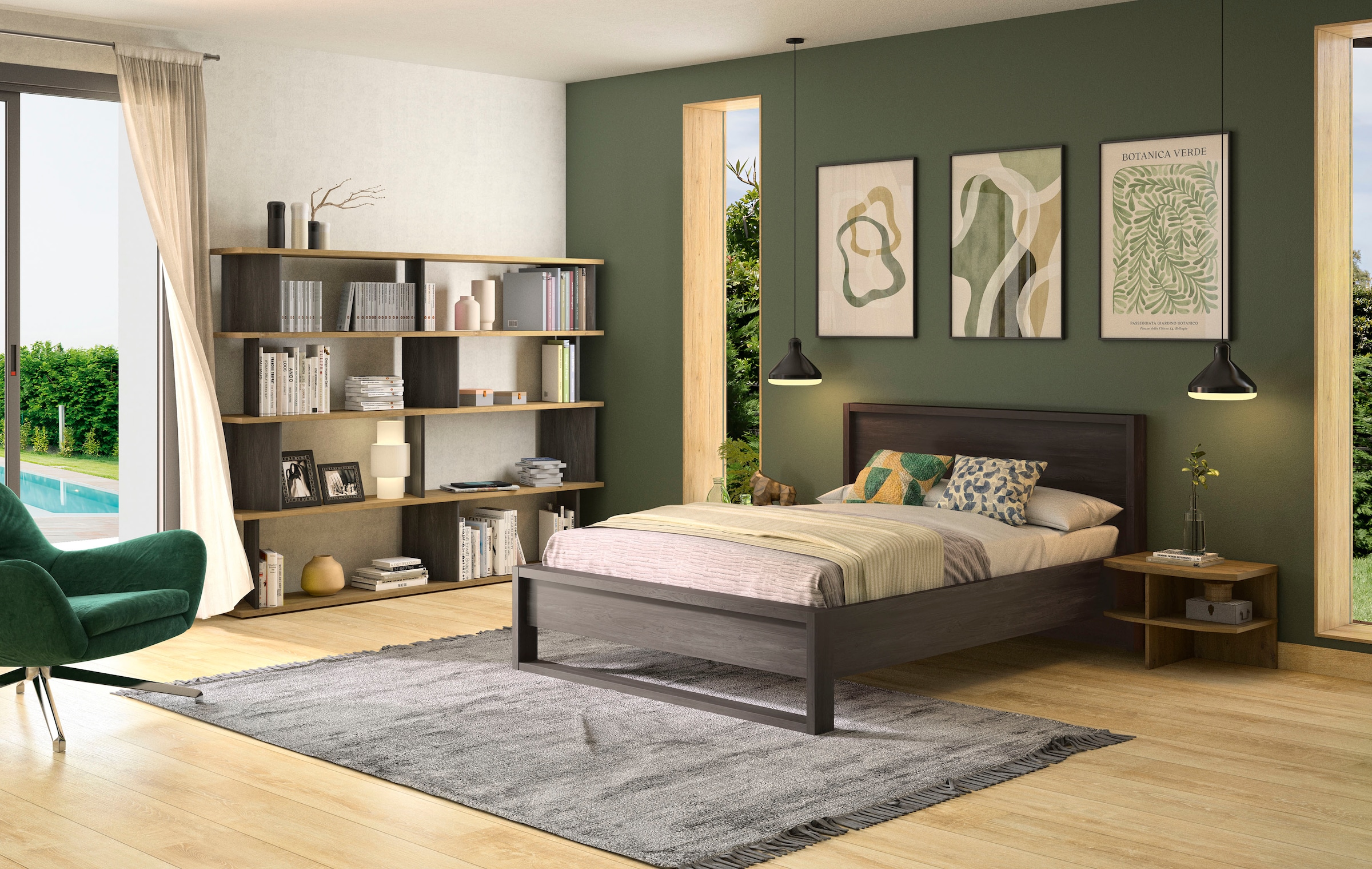 Gami Bücherregal Ein grosses Bücherregal, das überall seinen Platz finden wird!