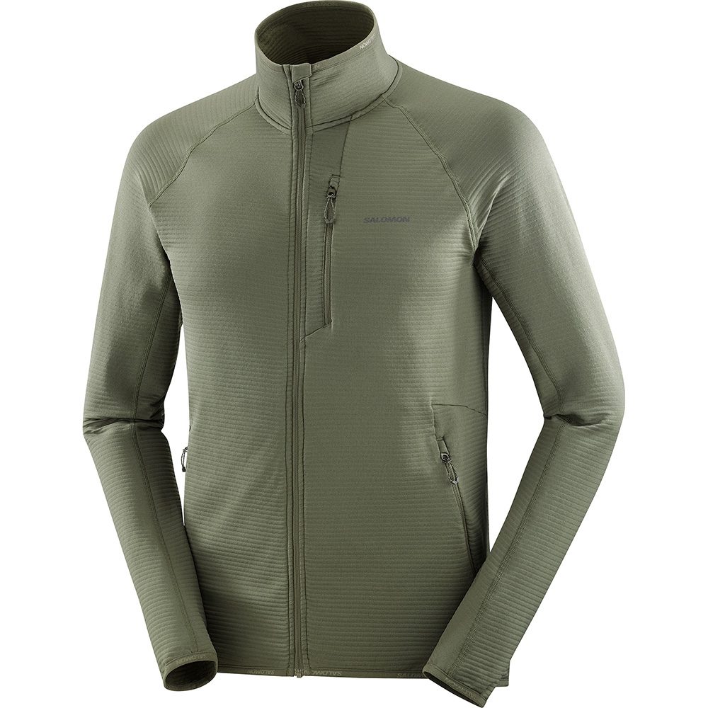 Salomon Essential Lightwarm Midlayerjacke Herren grape leaf