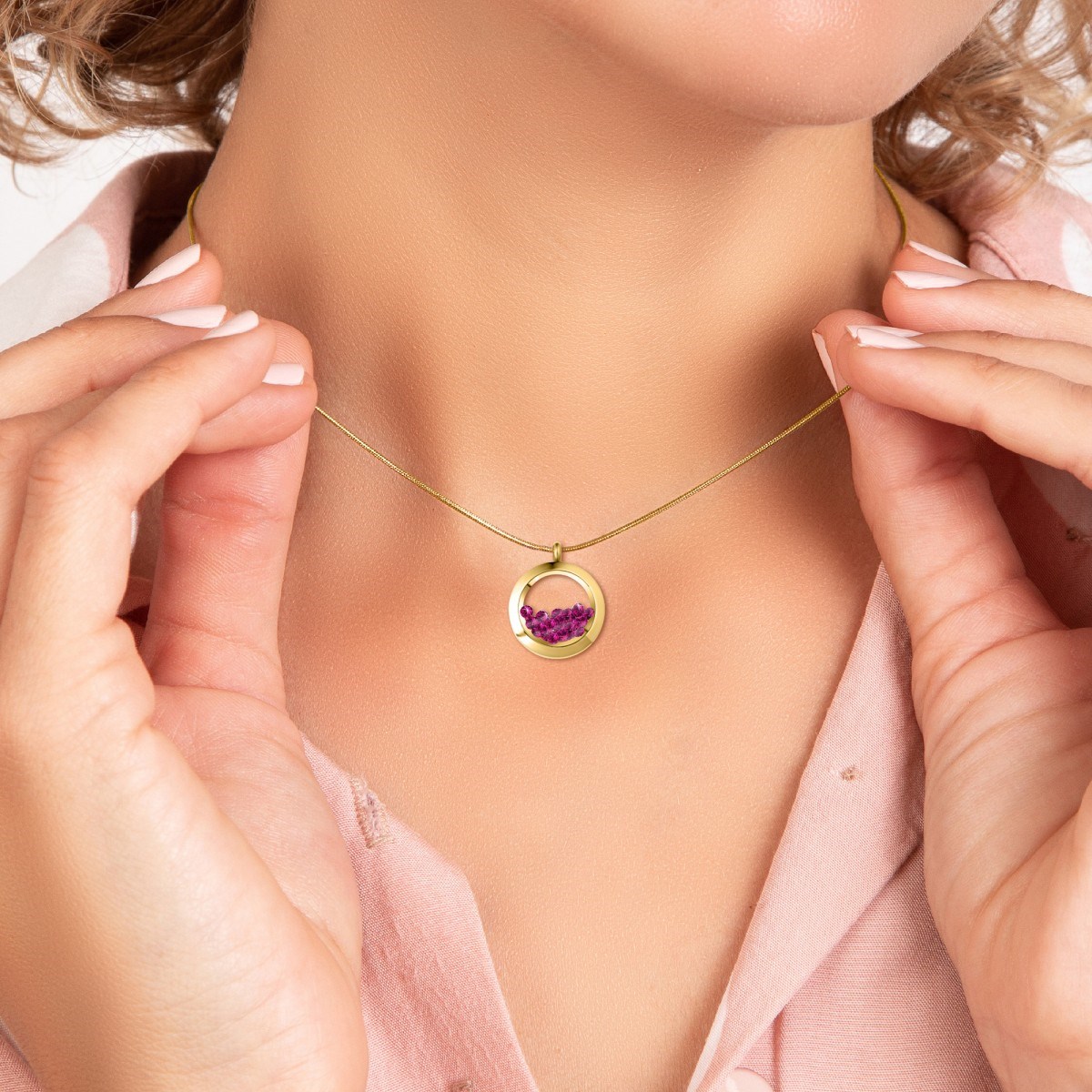 Collier rond SC Bohème orné de Cristaux scintillants
