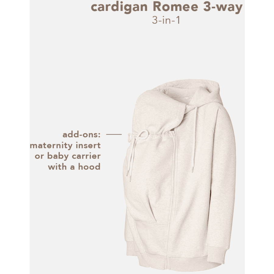 Noppies Strickjacke Romee Oatmeal