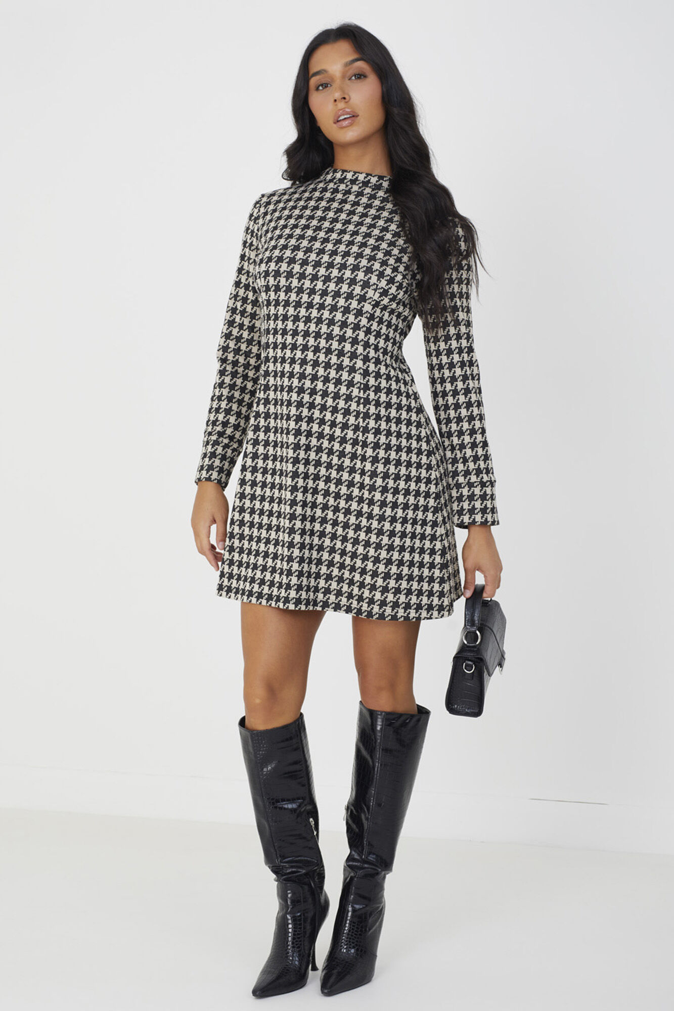 Vestido pied-de-poule