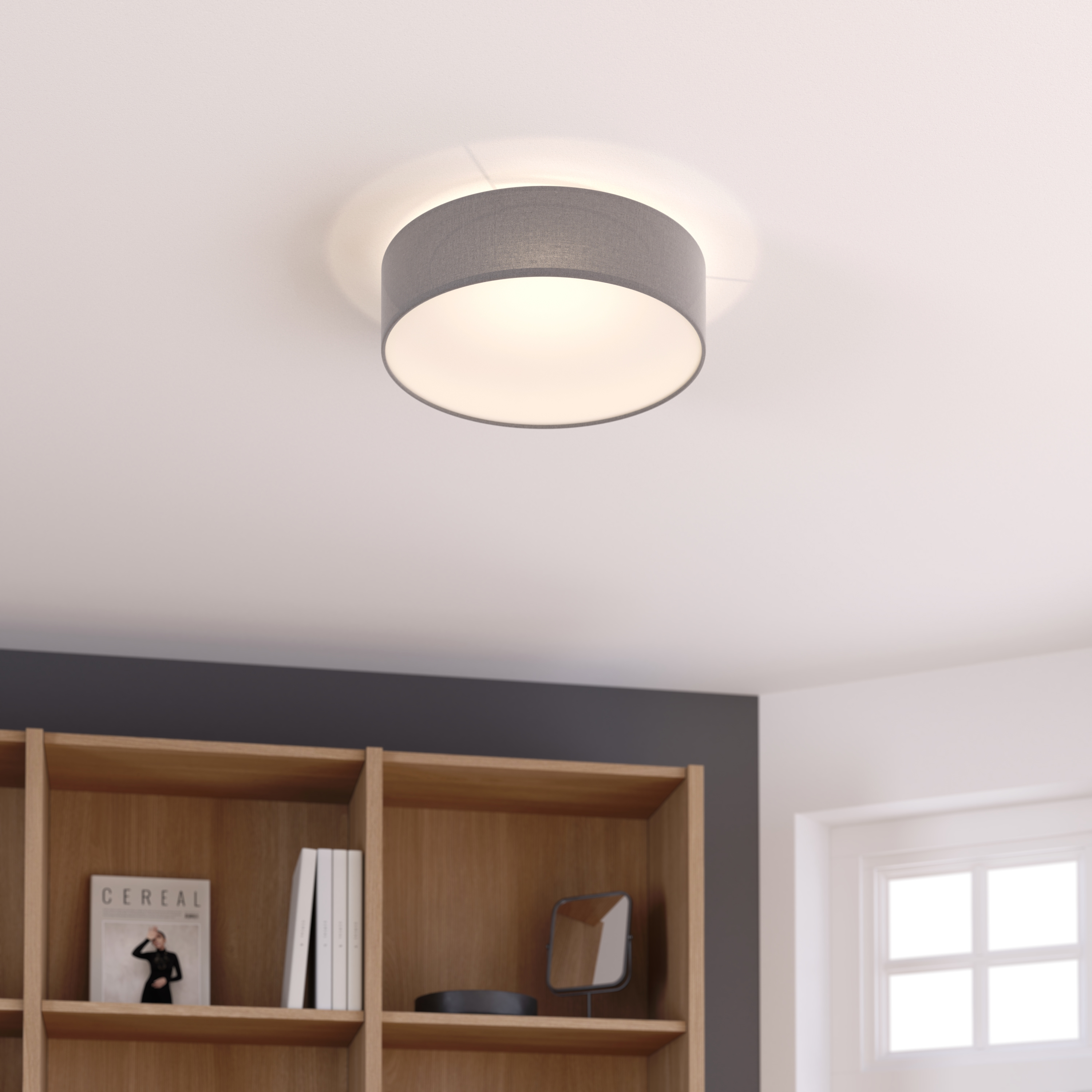 Deckenlampe LUMINA grau