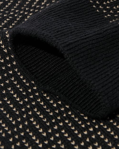 chaussettes homme 1 paire avec point graphique noir