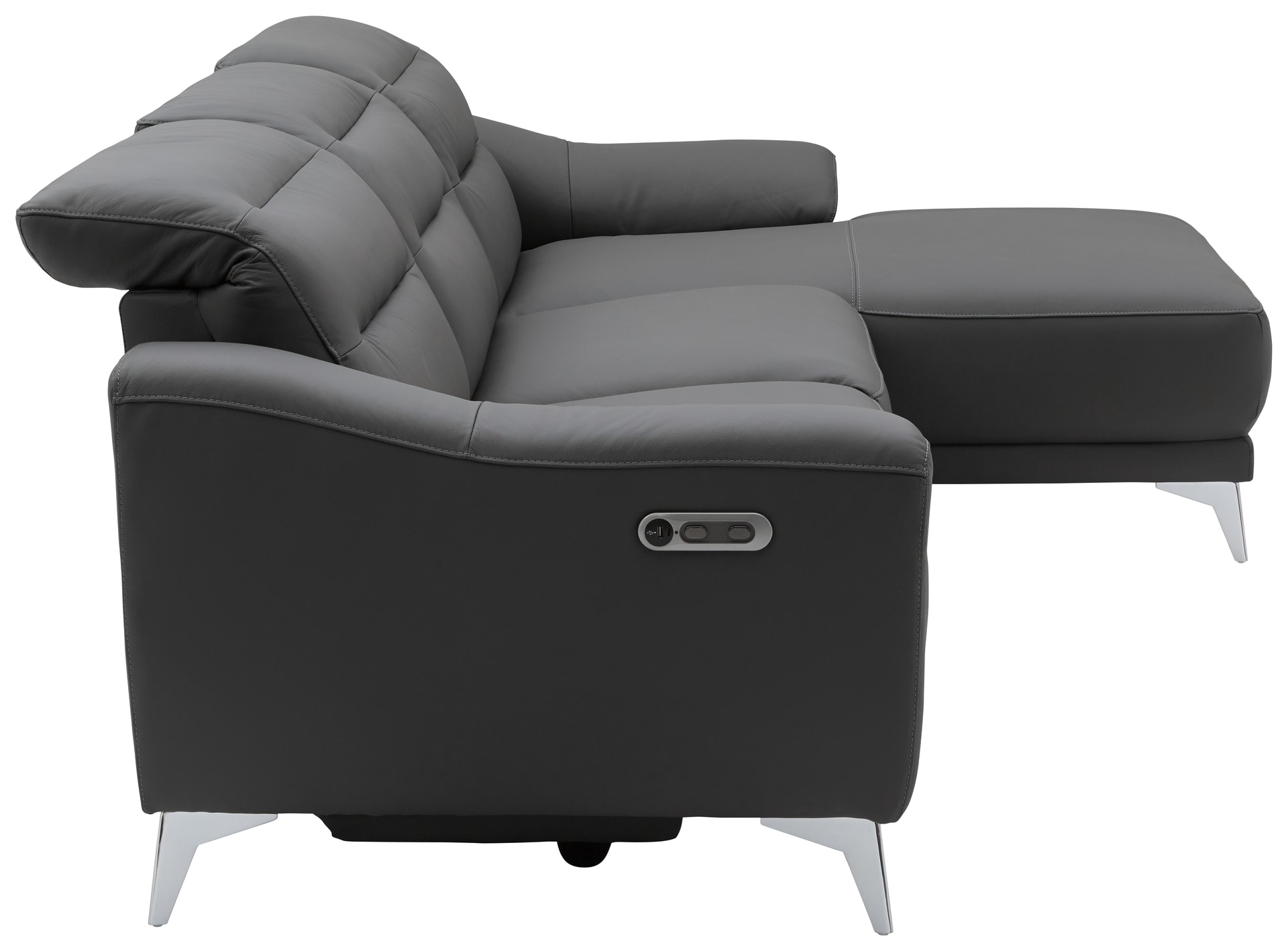 CASAVANTI Ecksofa ASTI dunkelgrau