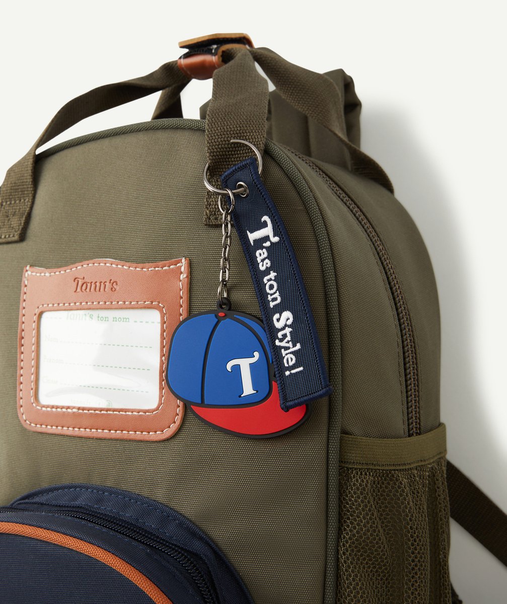 TANN'SLE SAC À DOS BLEU MARINE ET KAKI