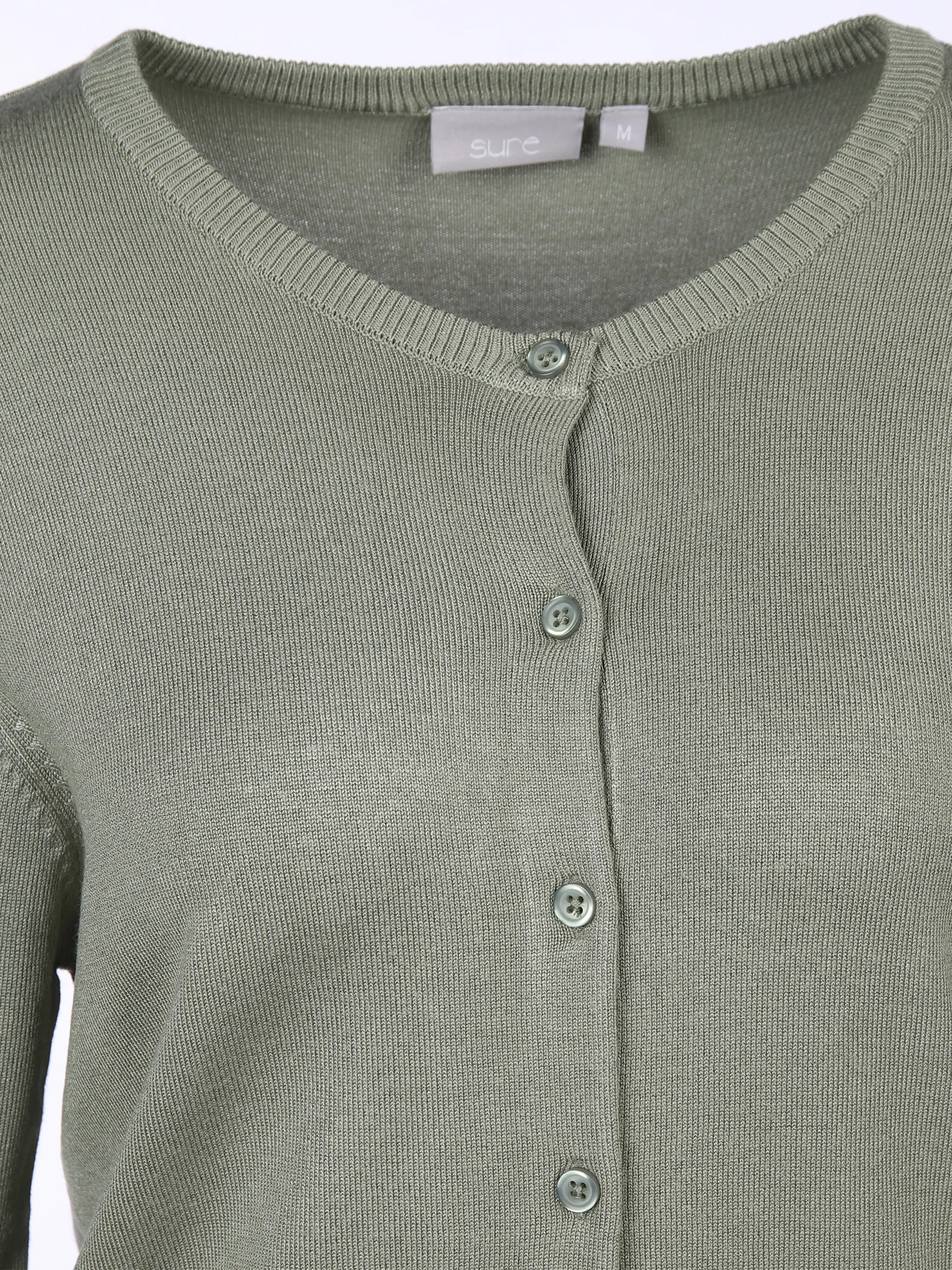 Damen Strickcardigan mit Rundhals