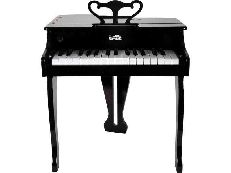 small foot Klavier Kinderflügel Edler Kinder-Flügel in Hochglanz-Schwarz – erstes Musikinstrument