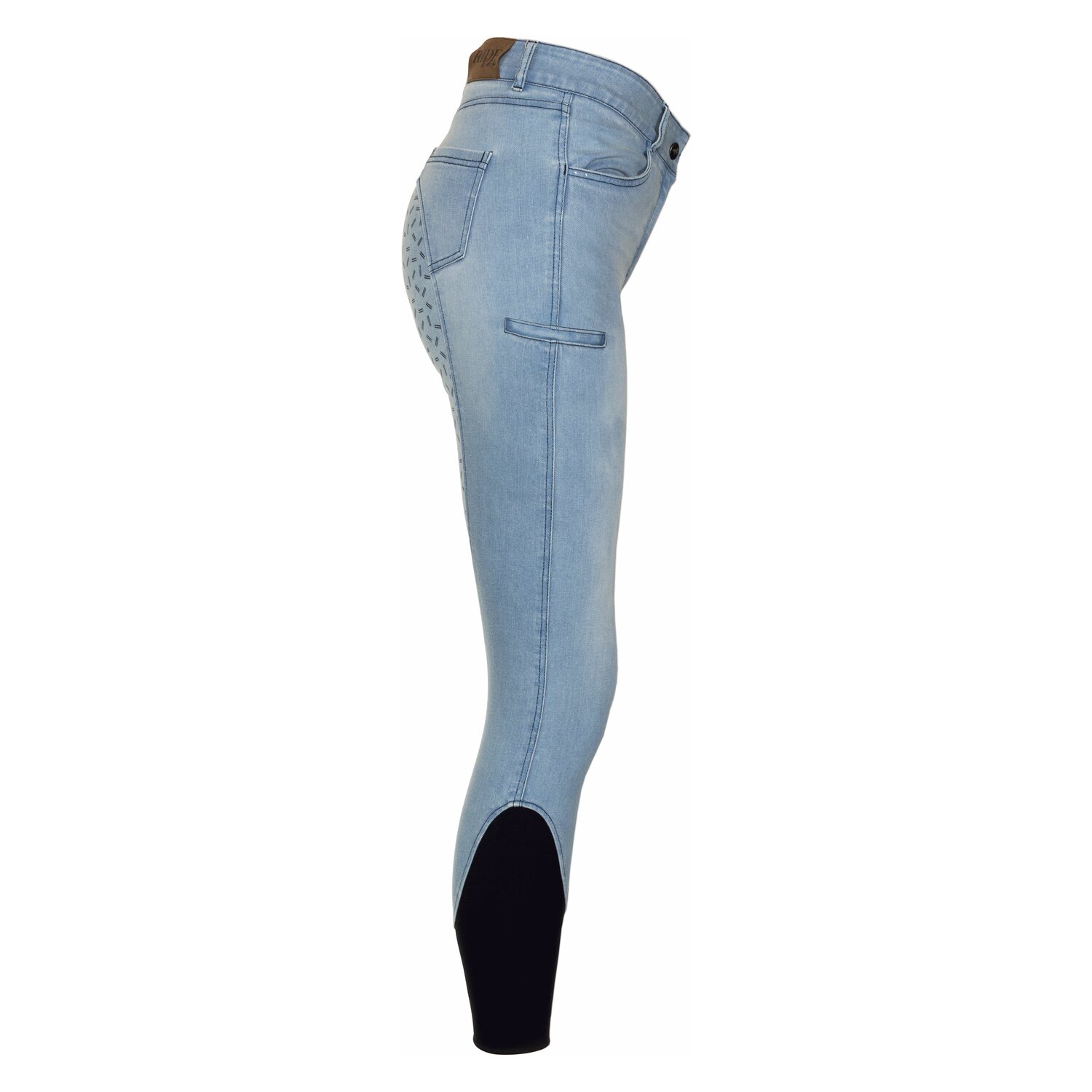 RIDE now Jeans-Reithose Grip-Vollbesatz - light denim
