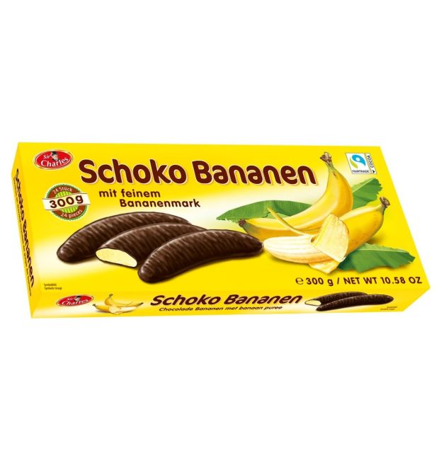 Sir Charles Chocolade Bananen 300g