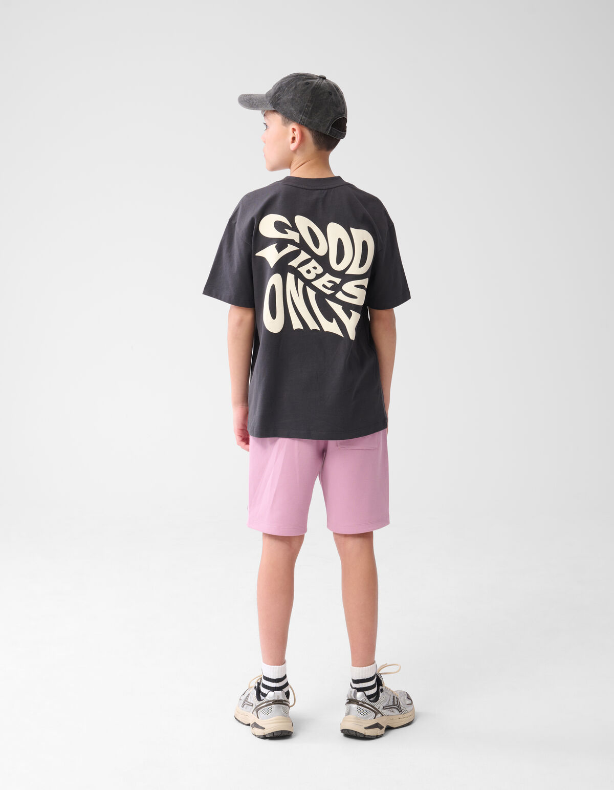 Pique Label Short Roze