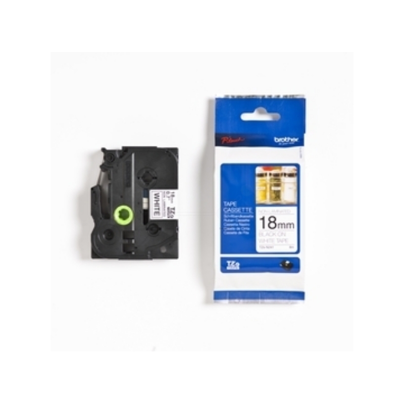 Brother P-Touch Band TZe-N241, 18 mm, schwarz auf weiss