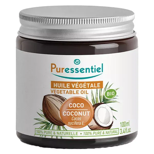 Óleo Vegetal de Coco Orgânico Puressentiel 100ml