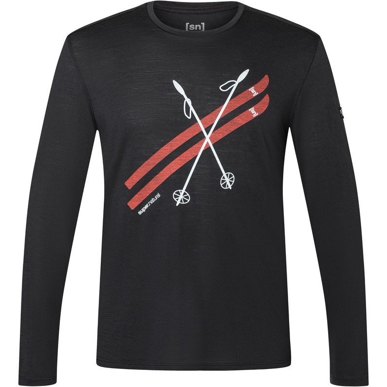 Super.Natural Herren Kryssede Ski Longsleeve