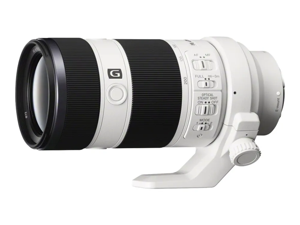 Sony SEL70200G - Telefoto zoom objektiv - 70 mm - 200 mm - f/4.0 G OSS - Sony E-mount - for Cinema Line; a VLOGCAM; a1; a1 II; a6700; a7 IV; a7C; a7C II; a7CR; a7R V; a7s III; a9 III
