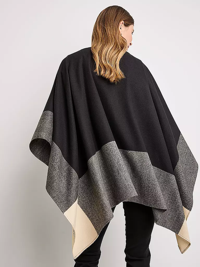 GERRY WEBER Poncho - Cape schwarz