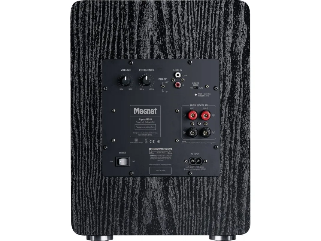 Magnat Alpha RS 8 - Subwoofer - 80 Watt - 8