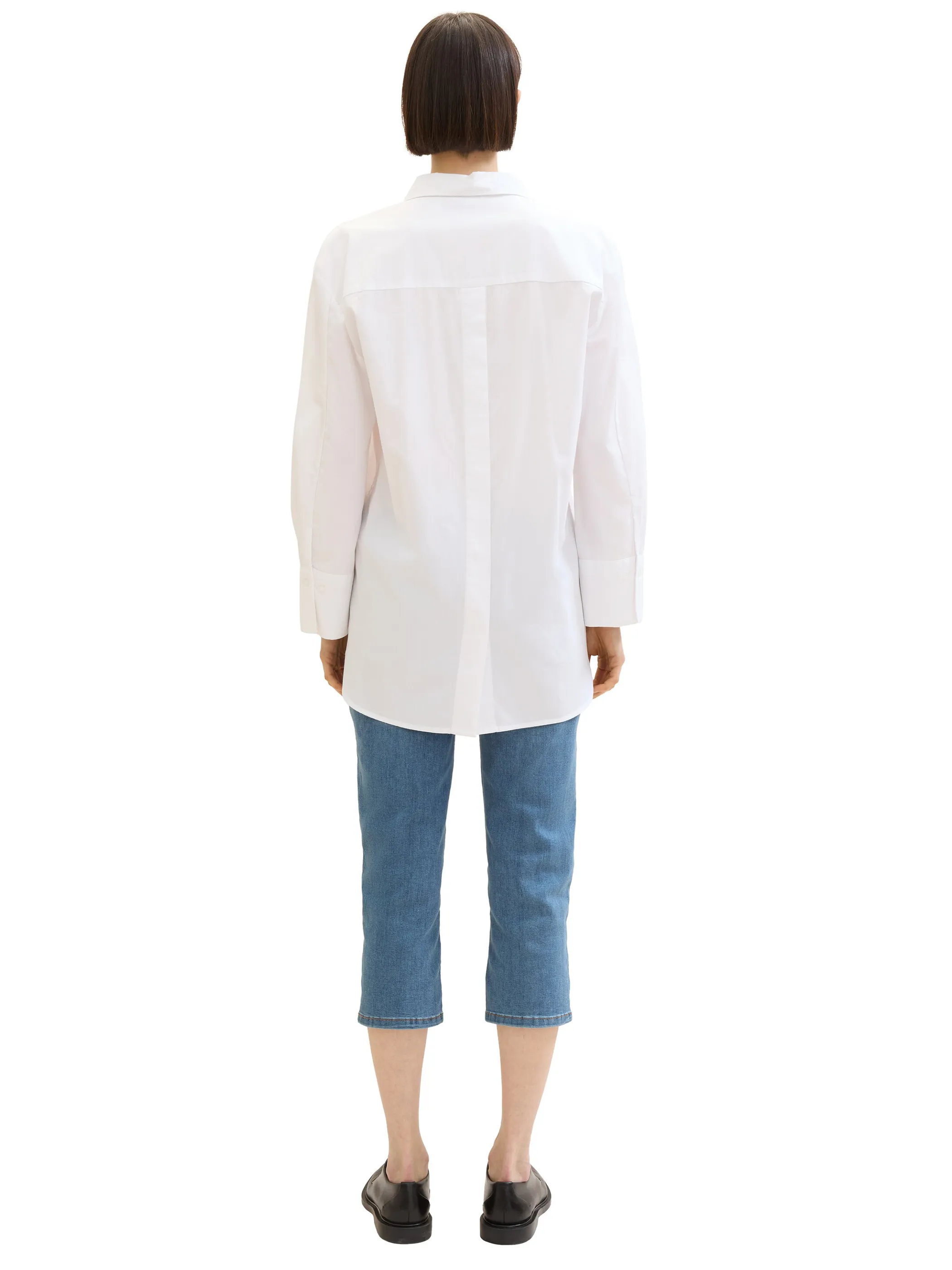 Damen Capri High Waist Jeans 
