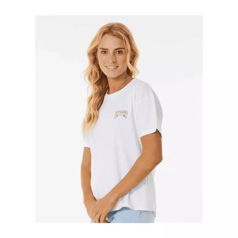 Teeshirt femme RIPCURL Riptide Relaxed Tee White S