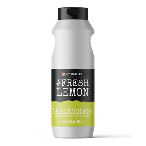 SizzleBrothers #FreshLemon Grillmarinade