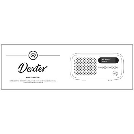 VQ Dexter DAB+/FM radio - træ