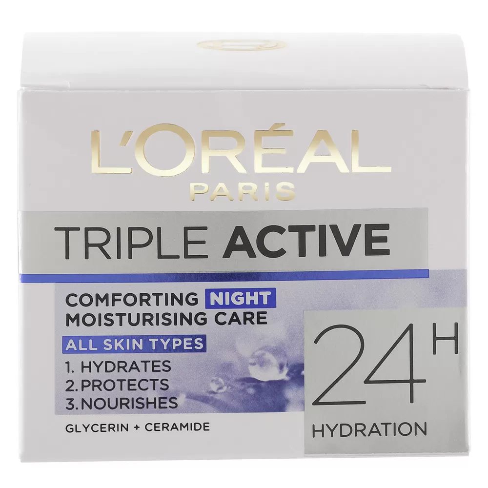 L'Oréal Paris Triple Active Night Cream - 50 ml.