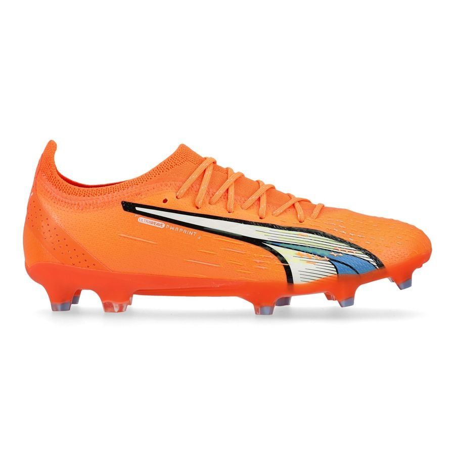 PUMA Ultra Ultimate FG/AG Supercharge - Orange/Blanc/Bleu