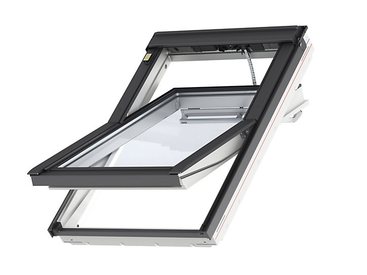 Fenêtre de toit motorisée électrique Velux Integra® confort Everfinish - polyuréthane L. 55 x H. 78 cm