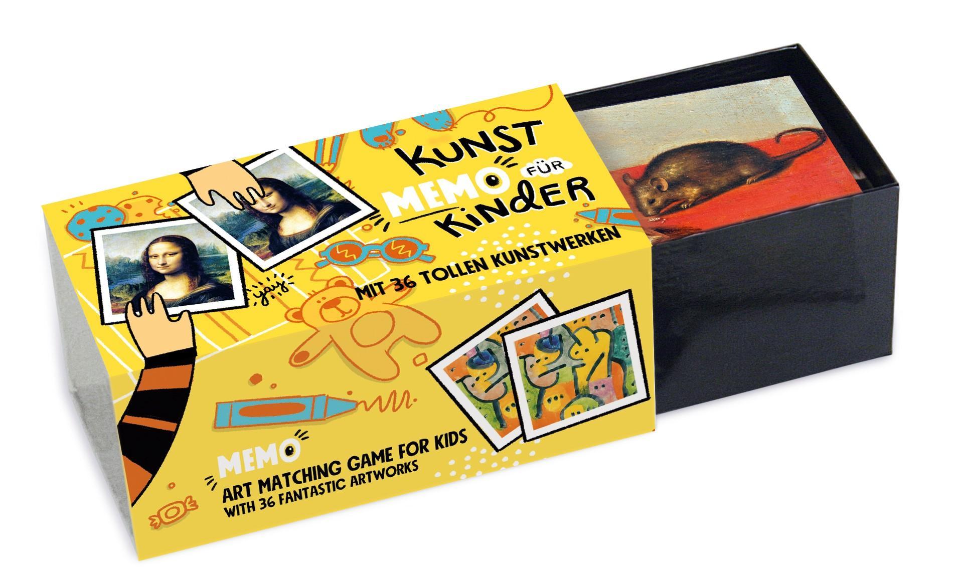 Kunst für Kinder. Memo / Art Kids. Matching Game