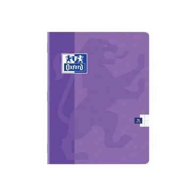 Oxford - Cahier 17 x 22 cm - 96 pages - grands carreaux (seyès) - disponible dans différentes couleurs