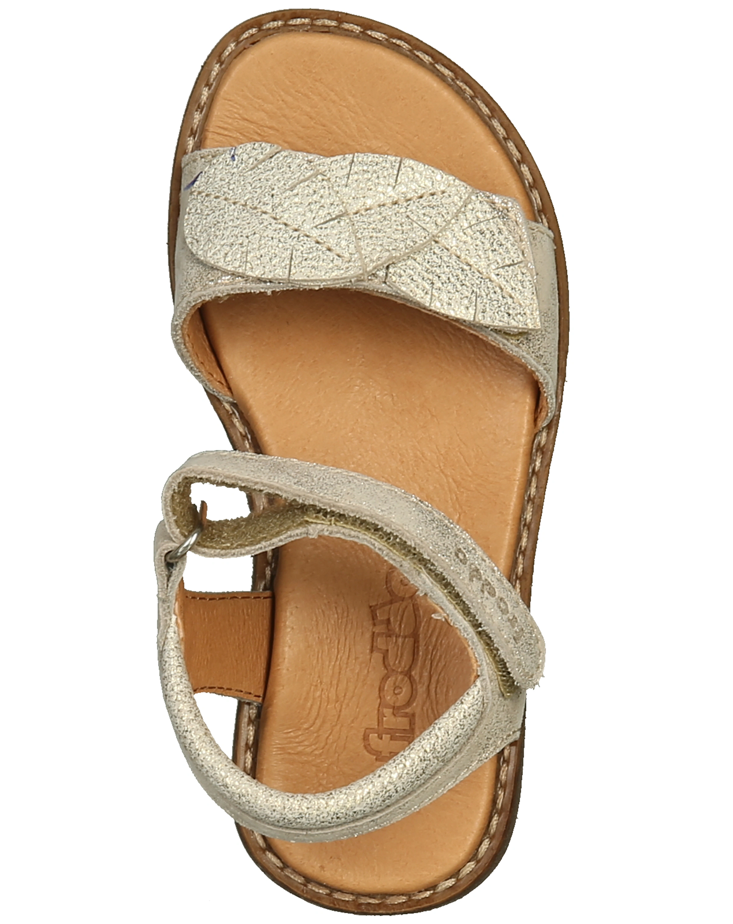 Sandale LORE LEAVES in gold