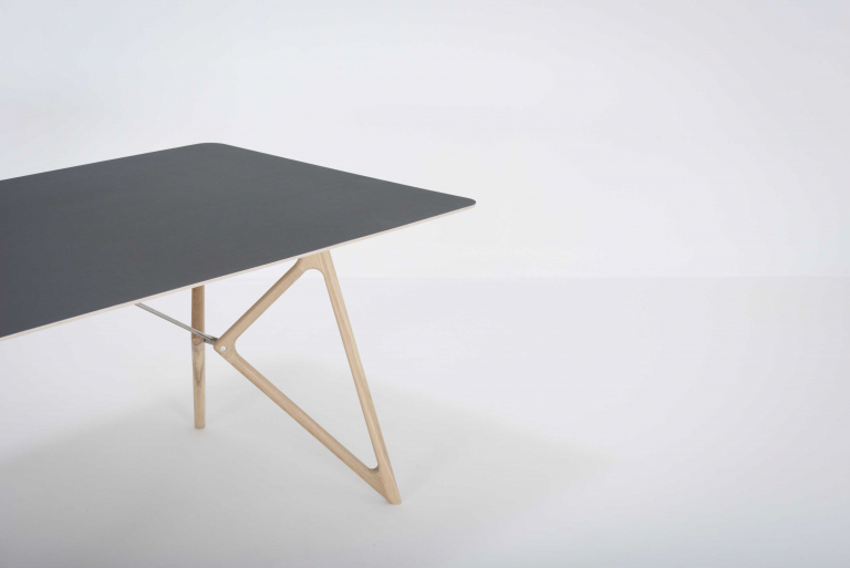 Gazzda Tink Tafel linoleum 180x90 whitewash Dark Olive