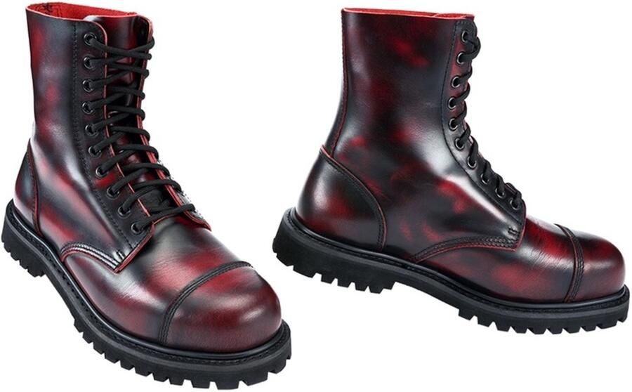 Brandit Rub Off Phantom 10 Eye Veterlaars 47 Shoes Bordeaux rood Rood