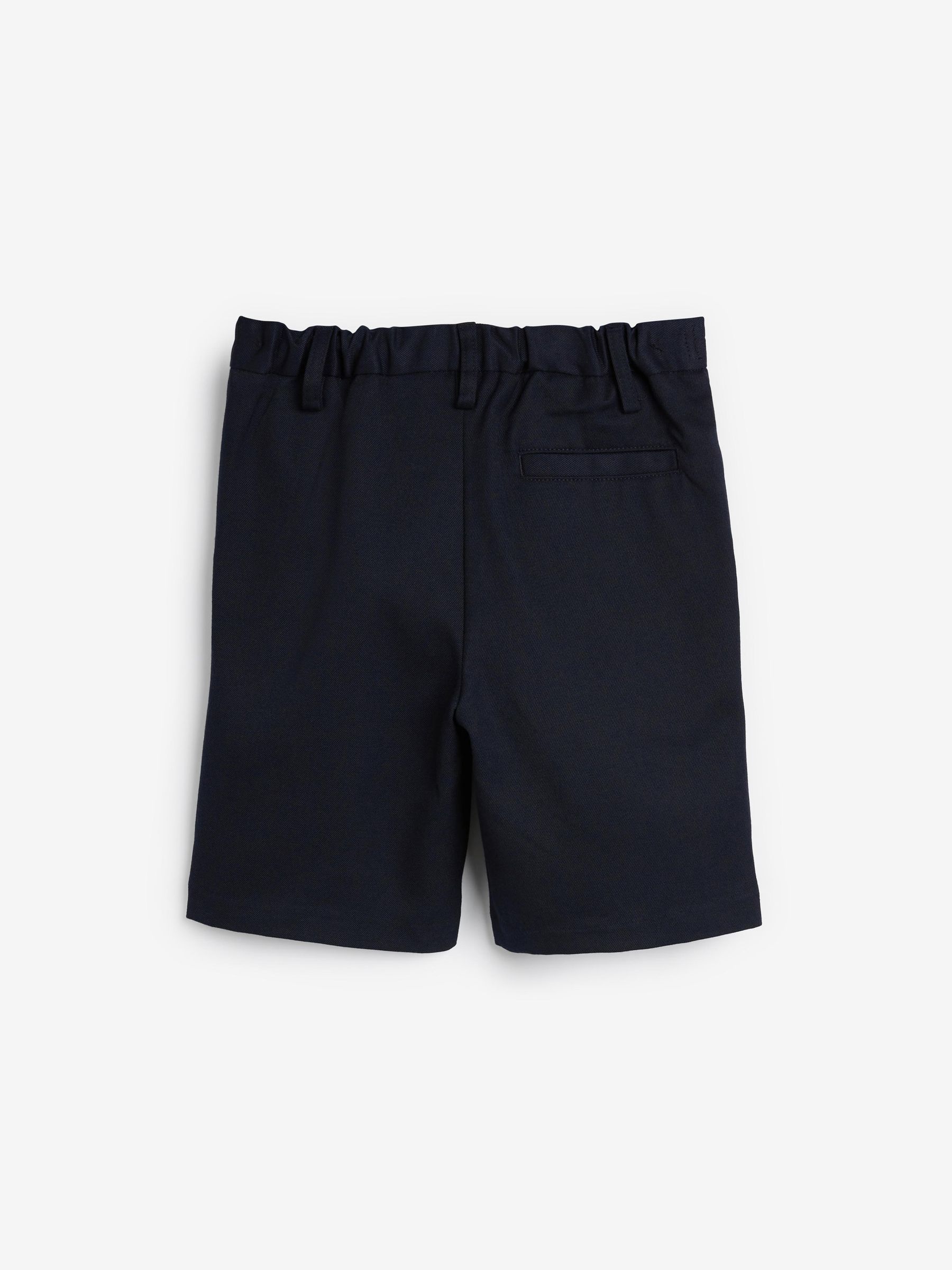 Marineblauw - Schoolshorts zonder plooien (3-14jr)
