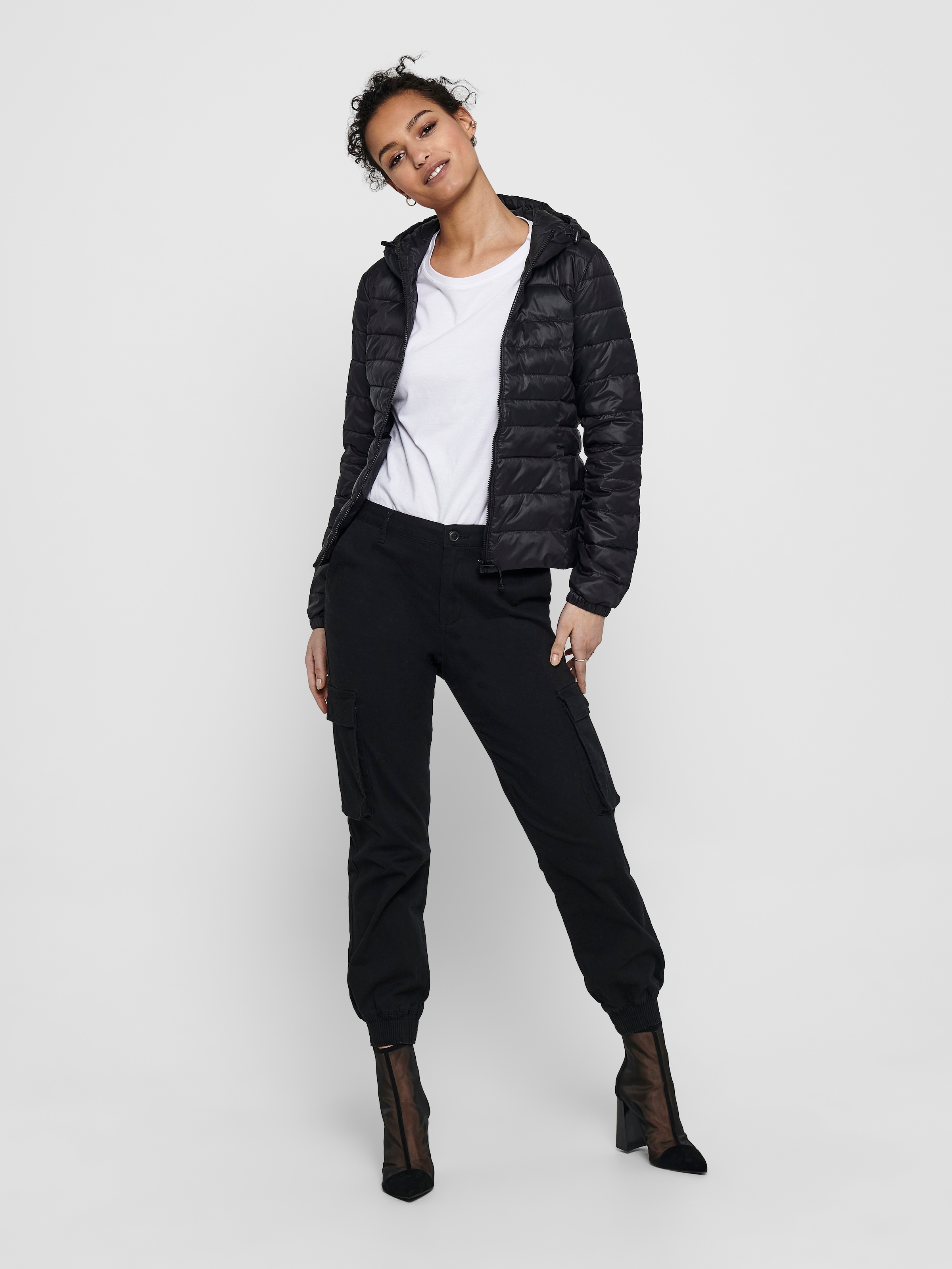 ONLY Steppjacke »ONLTAHOE HOOD JACKET OTW NOOS« mit Kapuze
