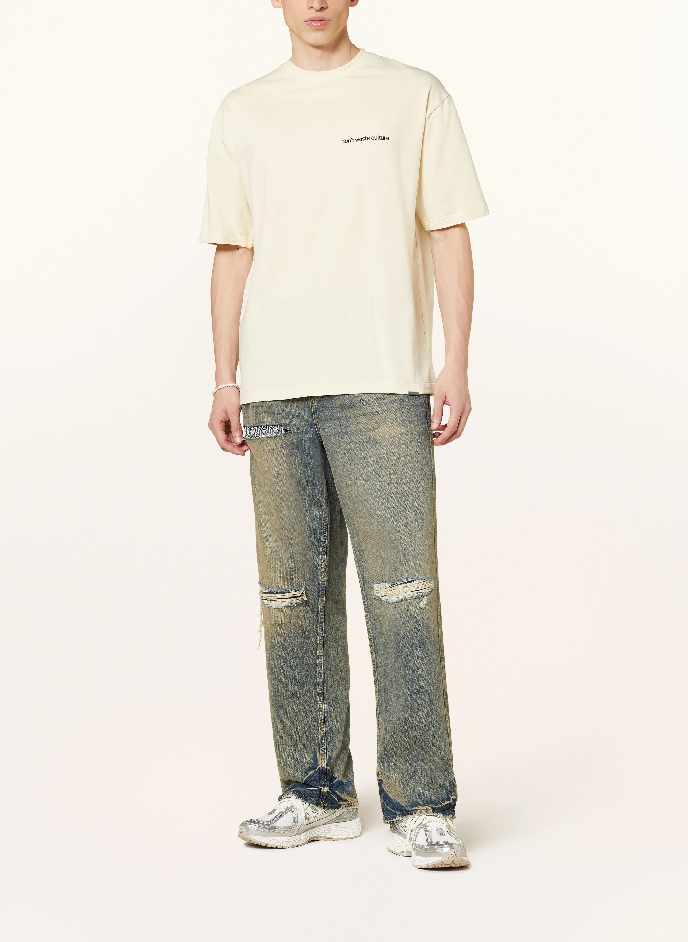 don't waste culture Oversized-Shirt JAVIER