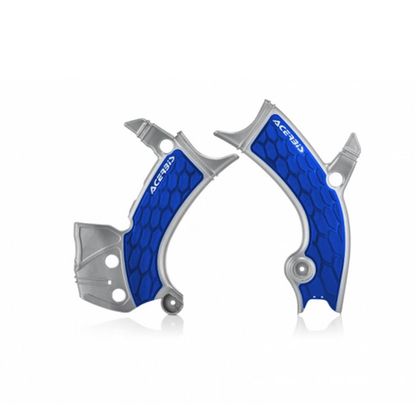 Protège cadre Acerbis x grip - Gris / Bleu