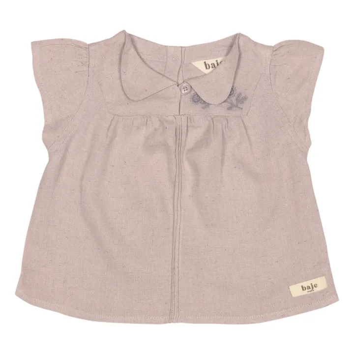 Baje Studio Blouse Delan Brodée | Lilas