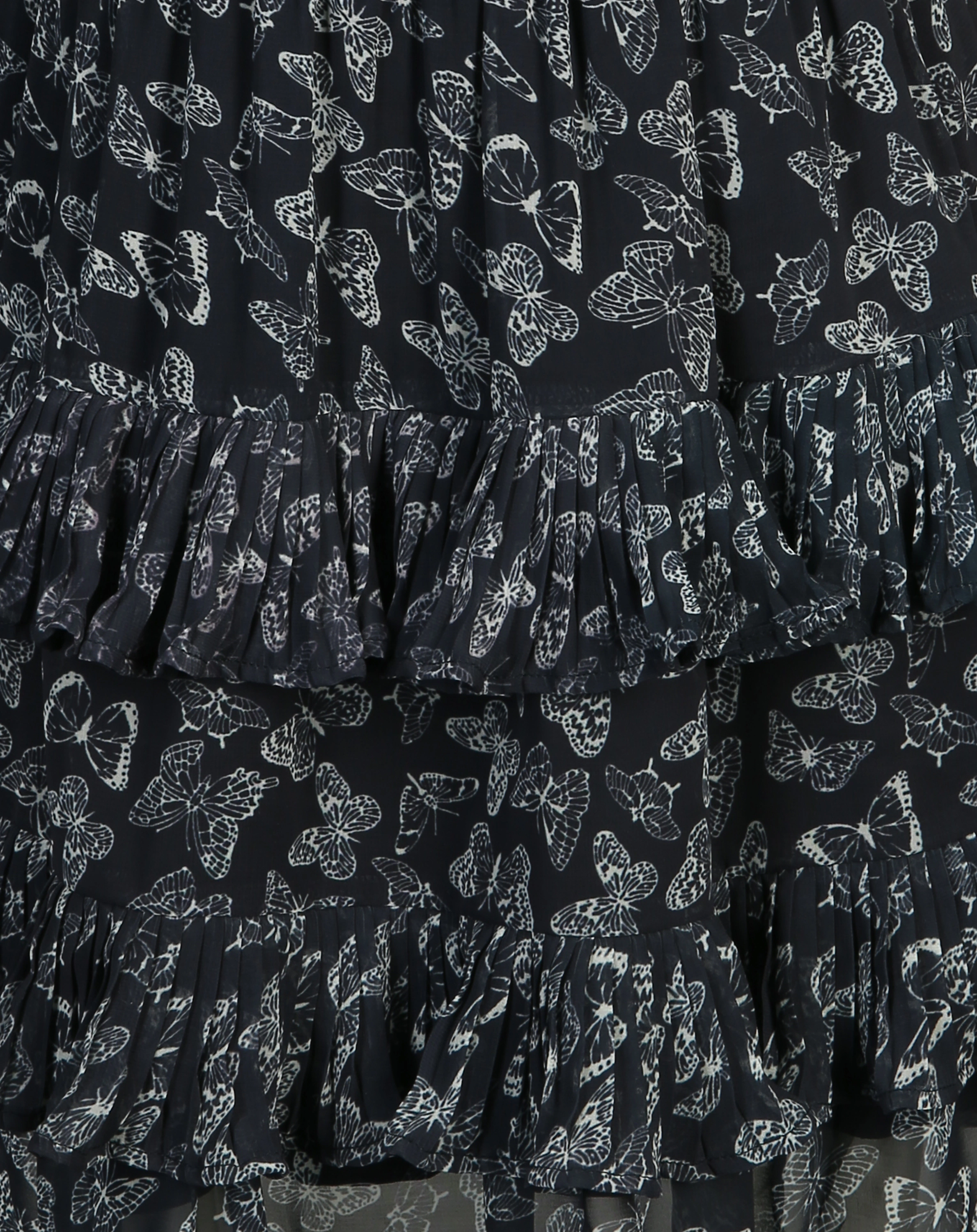 Kleid FRILL in navy