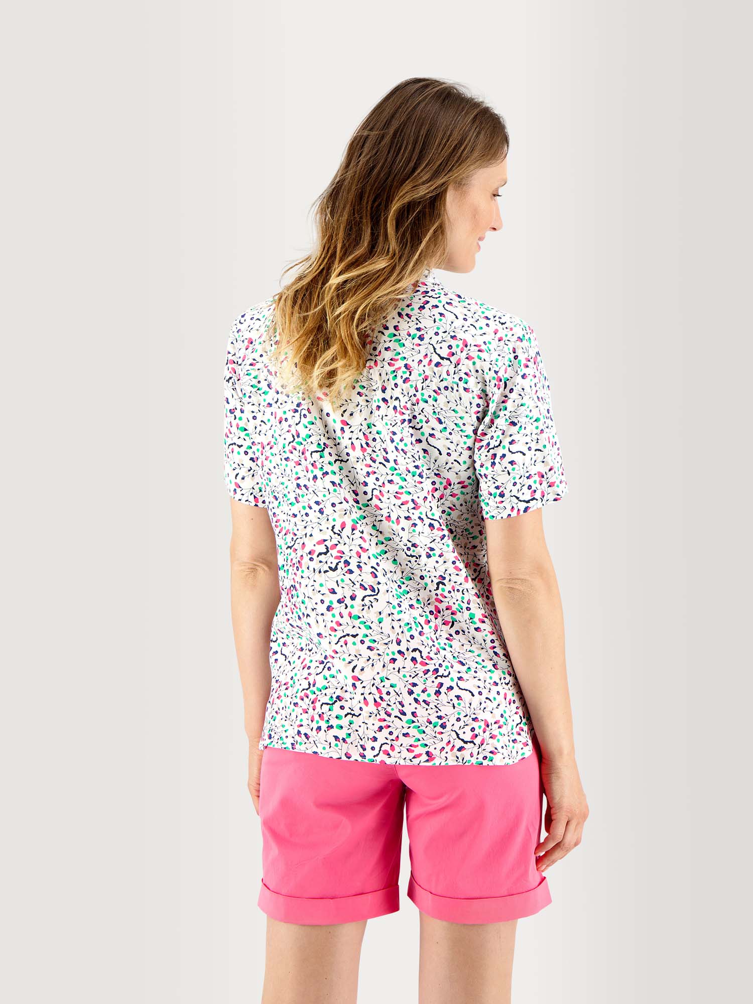 Chemise Femme Légère Motif Floral Multico
