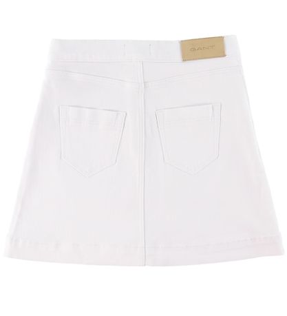 GANT Rock - Denim - Twill mit aufgesetzten Pocket - Weiß