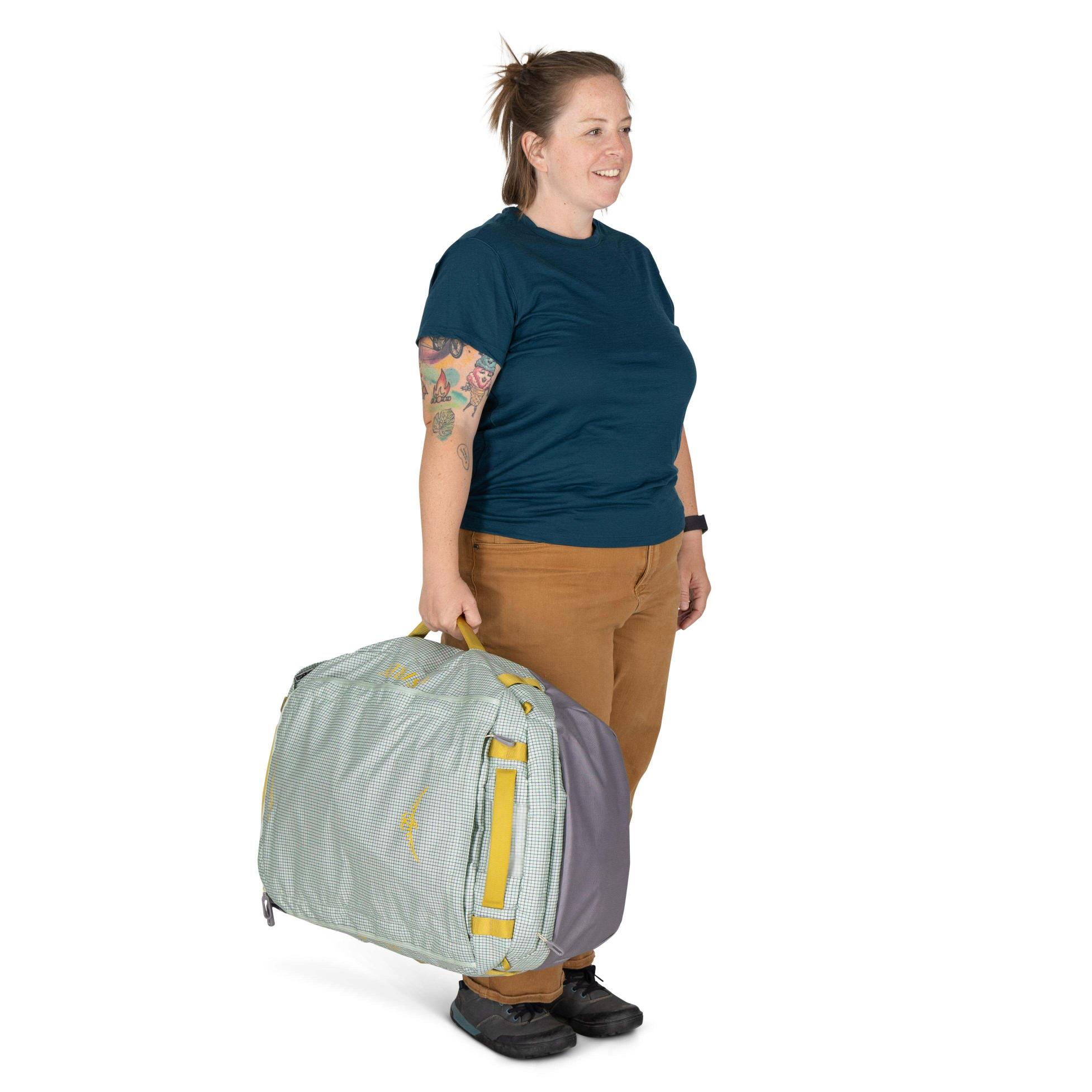 Osprey Transporter Duffel 65 Frosty Mint Soundwave Grey
