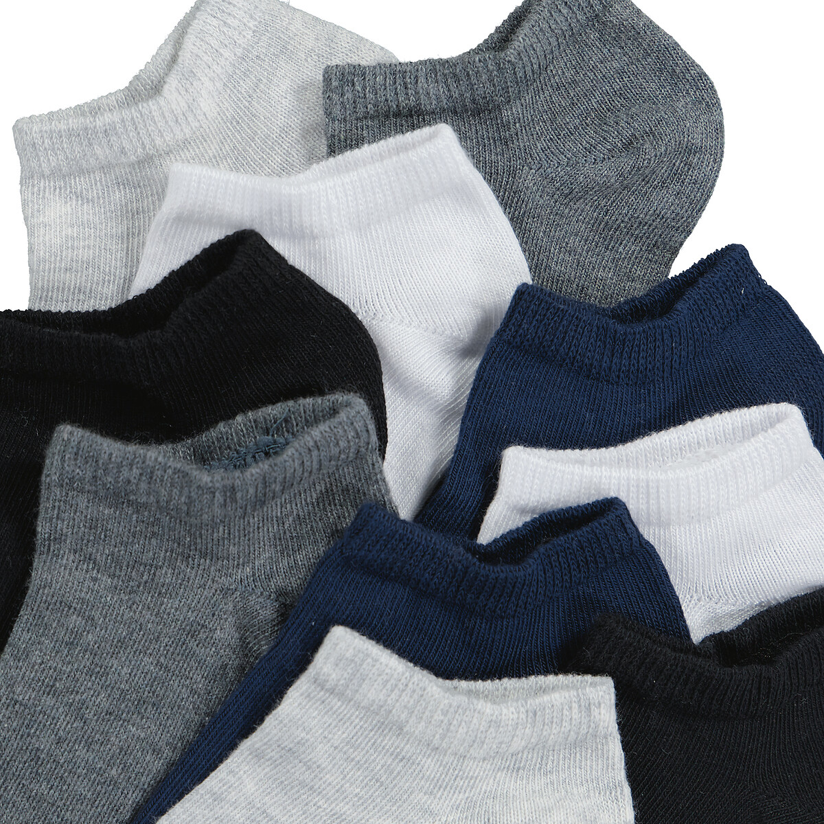 COLEÇÃO LA REDOUTE<br>Conjunto de 10 pares de meias