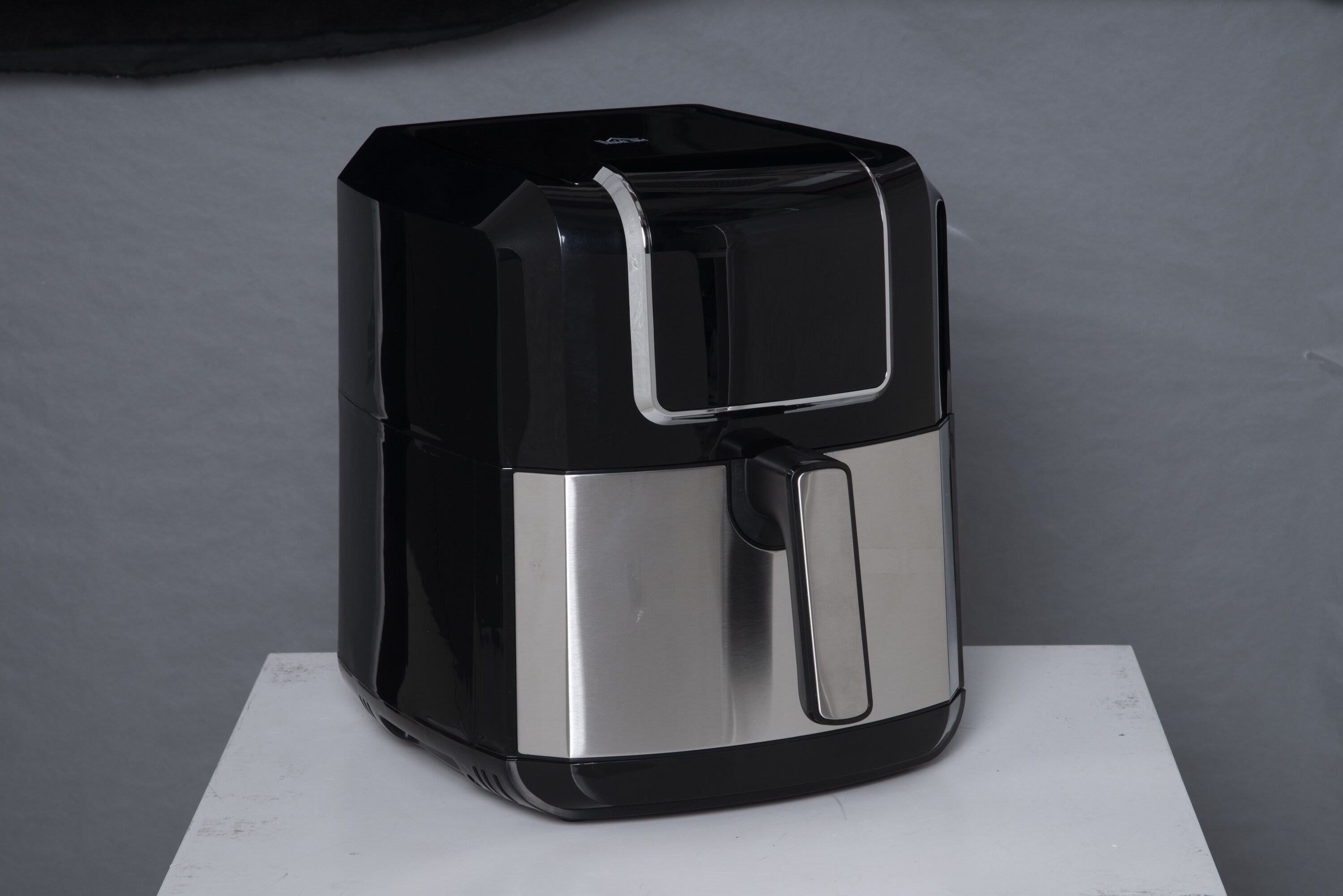 HOMCOM Heißluftfritteuse mit Überhitzungsschutz & mit LED-Anzeige schwarz 36,5L x 29B x 33,8H cm